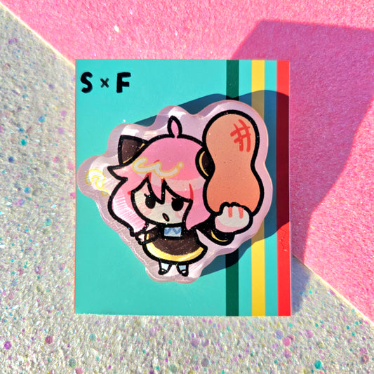S×F: Anya Acrylic Pin