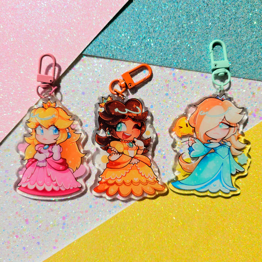 Super Brothers: Princesses Acrylic Charms